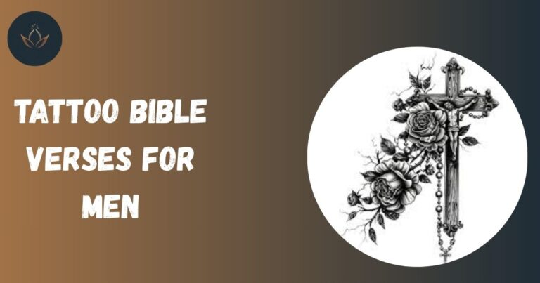 Tattoo Bible Verses for Men