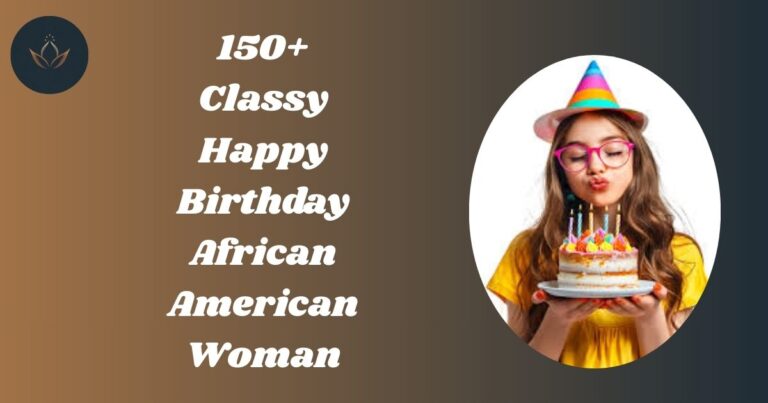 Classy Happy Birthday African American Woman