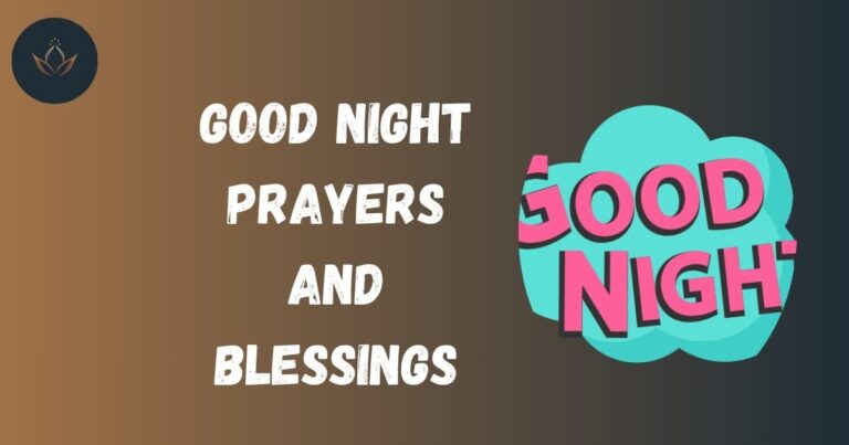 Good Night Prayers and Blessings