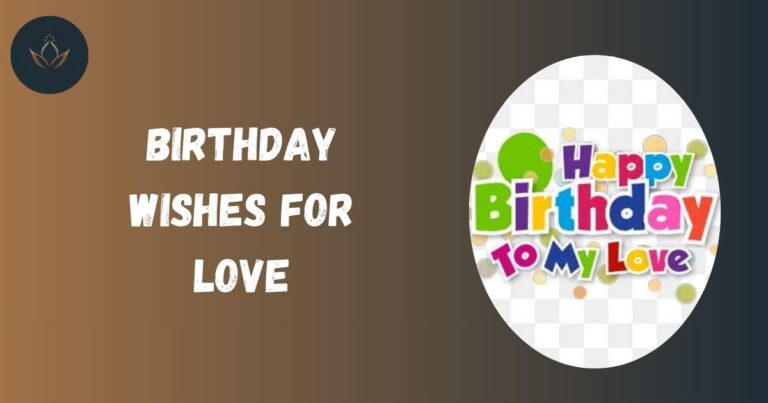 Birthday Wishes for Love
