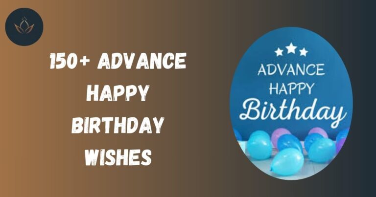 Advance Happy Birthday Wishes